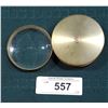 Image 1 : VINTAGE UNION 76 BRASS DESKTOP MAGNIFYING GLASS