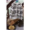 Image 1 : VINTAGE COWICHAN SWEATER & SCHOONER PRINT