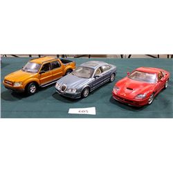 3 DIE CAST CARS