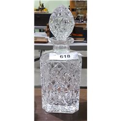 CRYSTAL WHISKEY DECANTER