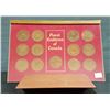 Image 2 : VINTAGE COAT OF ARMS & FLORAL EMBLEMS OF CANADA COMMEMORATIVE COIN SETS