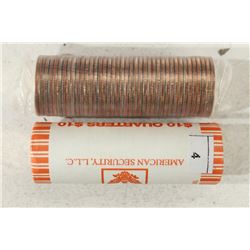 2-$10 ROLLS OF 2006-D NEVADA AND 2006 SOUTH DAKOTA