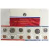 Image 1 : 1987 US MINT SET (UNC) P/D (WITH ENVELOPE)