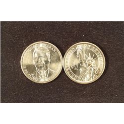 $25 ROLL OF 2016-D RONALD REAGAN PRESIDENTIAL $'S