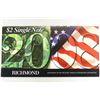 Image 2 : 2003-A RICHMOND $2 SINGLE NOTE SERIAL NUMBER