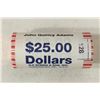 Image 1 : $25 ROLL OF 2008 JOHN QUINCY ADAMS PRESIDENTIAL