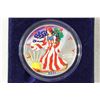 Image 1 : 2001 COLORIZED AMERICAN SILVER EALGE IN CASE