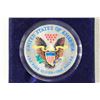 Image 2 : 2001 COLORIZED AMERICAN SILVER EALGE IN CASE