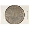 Image 1 : 1851-G GERMAN SILVER 5 MARKS