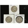 Image 1 : 1939,42 & 43-S WALKING LIBERTY HALF DOLLARS
