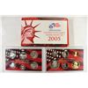 Image 1 : 2005 US SILVER PROOF SET (WITH BOX)