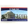 Image 2 : 2003-A ATLANTA $2 SINGLE NOTE SERIAL NUMBER STARTS