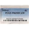 Image 3 : 1999-S JEFFERSON NICKEL PCGS PR69 DCAM