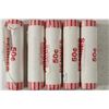 Image 1 : 5-50 CENT ROLLS OF 2012-P LINCOLN SHIELD CENTS
