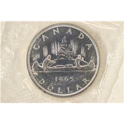 1965 CANADA SILVER DOLLAR BRILLIANT UNC