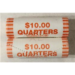 2-$10 ROLLS OF 2008 ALASKA & 2014-D ARCHES