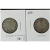 Image 1 : 1930 & 1936 CANADA SILVER 25 CENTS