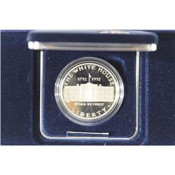 1992 WHITE HOUSE 200TH ANNIVERSARY PF SILVER $