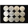 Image 1 : 12 ASSORTED IKE DOLLARS AS SHOWN