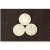 Image 1 : 1916, 29 & 31 CANADA SILVER 10 CENTS
