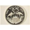 Image 1 : 1973 BAHAMAS $2 SILVER PROOF .8862 OZ. ASW