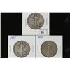 Image 1 : 1934,35 & 39 WALKING LIBERTY HALF DOLLAR