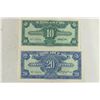 Image 2 : 1940 CHINA 10 & 20 CENTS CURRENCY CRISP UNC