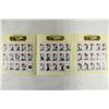 Image 1 : 3 SHEETS OF $6 UNUSED LIBERIA POSTAGE STAMPS