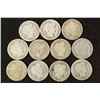 Image 1 : 11 ASSORTED BARBER DIMES