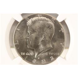 1982-D KENNEDY HALF DOLLAR NGC MS66