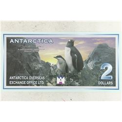 1999 ANTARCTICA $2 WITH PENGUINS BRILLIANT UNC