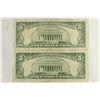 Image 2 : 2-1963 $5  RED SEAL US NOTES