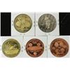 Image 2 : 1991,92,93,94 & 95 WILDWOOD CANADA TRADE DOLLARS
