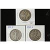 Image 1 : 1935 P/D/S WALKING LIBERTY HALF DOLLARS