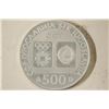 Image 2 : 1983 YUGOSLAVIA SILVER OLYMPICS 500 DINARA