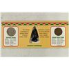 Image 1 : SET WITH 1907 INDIAN HEAD CENT, 1934 BUFFALO NIC,