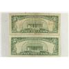 Image 2 : 2-1963 $5 US RED SEAL NOTES