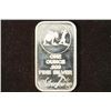 Image 1 : 1 TROY OZ .999 FINE SILVER PROOF BAR SILVERTOWNE