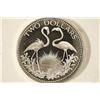 Image 1 : 1974 BAHAMAS $2 SILVER PROOF .8862 OZ. ASW