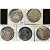 Image 1 : 5 ASSORTED CANADA TRADE DOLLARS UNC 1978