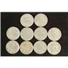 10 ASSORTED FULL DATE 1930'S BUFFALO NICKELS