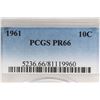Image 3 : 1961 SILVER ROOSEVELT DIME PCGS PR66