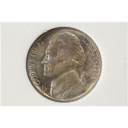 1958 JEFFERSON NICKEL BRILLIANT UNC