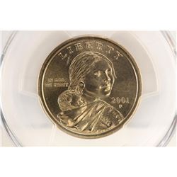 2001-P SACAGAWEA DOLLAR PCGS MS68