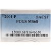Image 3 : 2001-P SACAGAWEA DOLLAR PCGS MS68