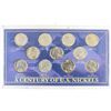 Image 1 : A CENTURY OF US NICKELS SET CONTAINS: LIBERTY "V"