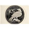 Image 2 : 1975 PAPUA NEW GUINEA 5 KINA SILVER PROOF