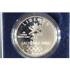 Image 1 : 2002 OLYMPIC WINTER GAMES SALT LAKE PROOF SILVER $