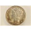 1937-D MERCURY DIME ANACS MS65
