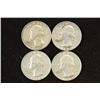 1962-D,63-D AND 2-1964 WASHINGTON SILVER QUARTERS